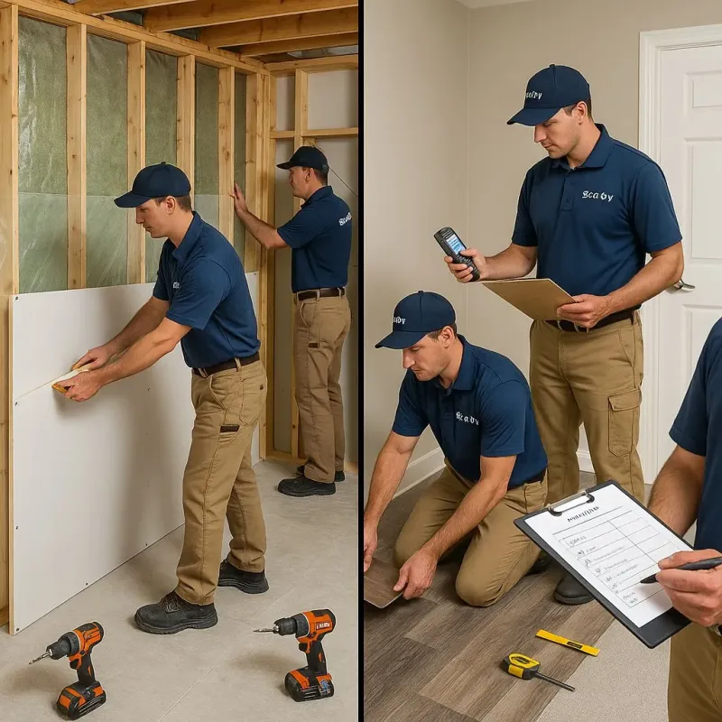 Repairs and Reconstruction process in Montmorency County, MI